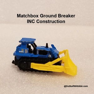 2013 Matchbox Ground Breaker Blue loader