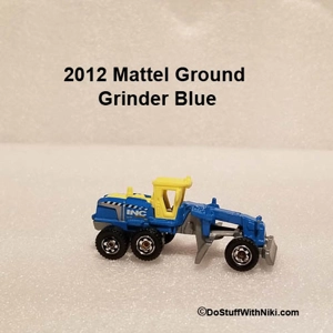 2012 Mattel Ground Grinder blue