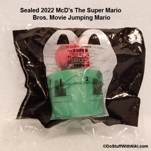 Sealed 2022 McD's The Super Mario Bros. Movie Jumping Mario