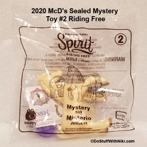 2020 McD's Sealed Mystery Toy #2 Riding Free