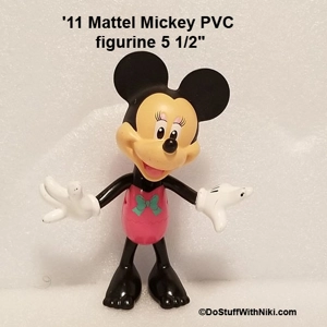 '11 Mattel Mickey PVC figurine 5 1/2