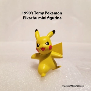 1990's Tomy Pokemon Pikachu mini figurine