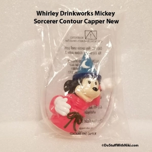 Whirley Drinkworks Mickey Sorcerer Contour Capper New