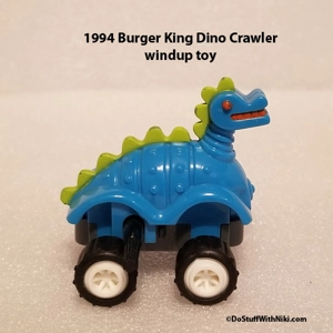 1994 Burger King Dino Crawler wind up