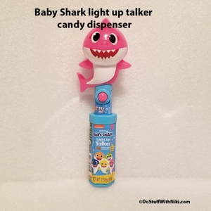 Baby Shark light up talker candy dispenser