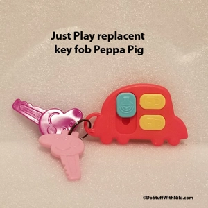 Just Play replacent key fob Peppa Pig