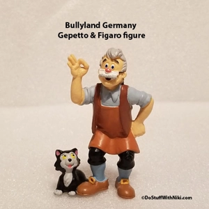 Bullyland Germany Gepetto & Figaro figure