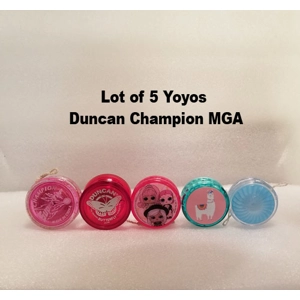 Lot of 5 Yoyos Duncan Champion MGA