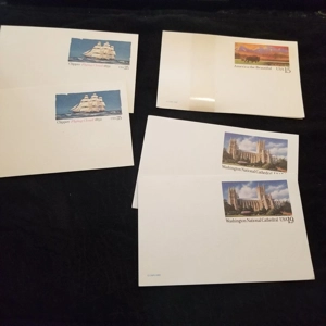 Lot of vintage unused USPS postcards.