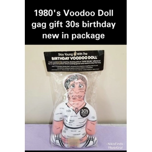 Funny! 1987 voodoo doll gag gift sealed