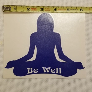 Be Well Yoga sticker