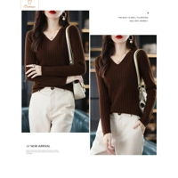 Cardeegan Womens V-Neck Solid OL Sweater