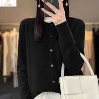 Womens Merino Wool Long Sleeve Cardigan