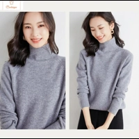 Womens Cashmere Turtleneck Sweater Jumper