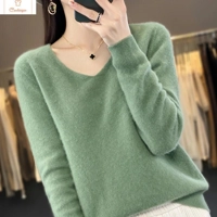 Soft Wool V Neck Sweater Pullover