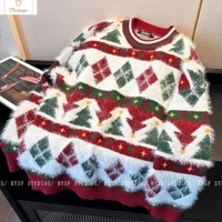 Couples Casual Contrast Color Sweater