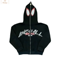 Y2K Harajuku Goth Zipper Hoodie