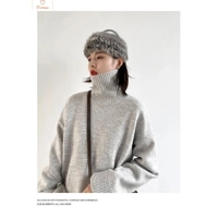 Loose Turtleneck Knit Sweater for Women