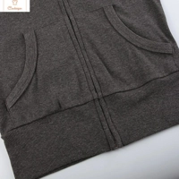 Vintage Zipper Hoodie for Women