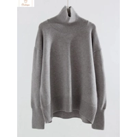 Cardeegan Womens Burgundy Turtleneck Sweater