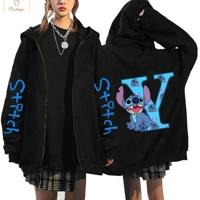 Disney Lilo Stitch Zip-Up Graphic Hoodie