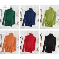 Soft Knit Cashmere Turtleneck Sweater Top