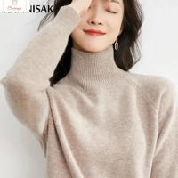 Womens Cashmere Turtleneck Sweater Jumper