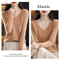 Cardeegan Womens V-Neck Solid OL Sweater