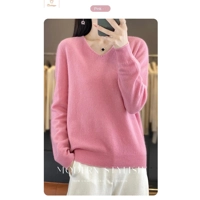 Womens V-neck Long Sleeve Fashion Sweater