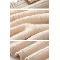 V-Neck Knitted Pullover Sweater for Women