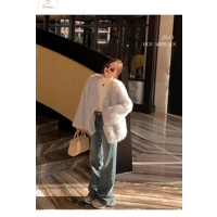 Womens Retro Red Velvet Turtleneck Sweater