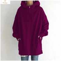 Thickened Warm Hooded Zipper Cardigan