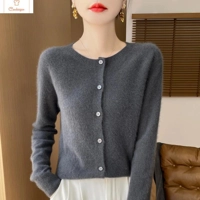 Merino Wool Long Sleeve Cardigan for Women