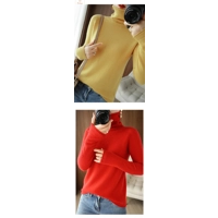 Womens Slim Fit Turtleneck Knit Sweater