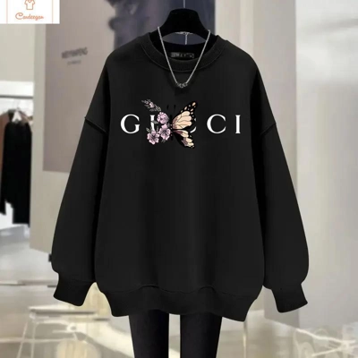 Vintage Style Womens O-Neck Hoodie Sweatshirt