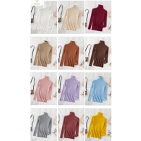 Soft Knit Cashmere Turtleneck Sweater Top