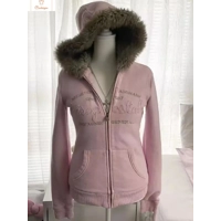 Winter Fur Collar Hoodie Sweatshirt