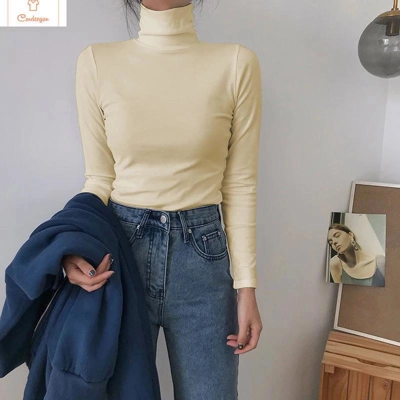 Autumn Long Sleeve Turtleneck Knitted Sweater Autumn Long Sleeve Turtleneck Knitted Sweater