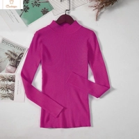 Soft Knit Cashmere Turtleneck Sweater Top