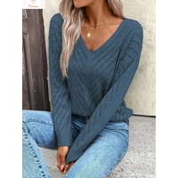 Womens Knitted Off Shoulder Sweater