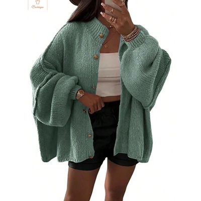 Knitted Lazy Style Oversized Cardigan