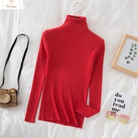 Soft Knit Cashmere Turtleneck Sweater Top