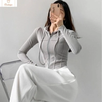 Womens Short Zip Hooded Cardigan