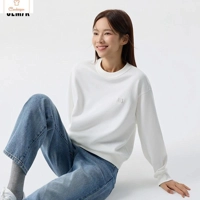 Casual Embroidered Drop-Shoulder Hoodie for Women