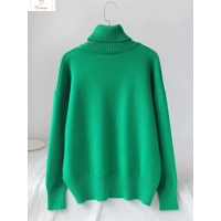 Cozy White Oversized Knit Turtleneck Sweater