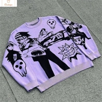 Harajuku Retro Gothic Couple Sweater