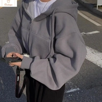 Womens Casual Zip Up Hoodie