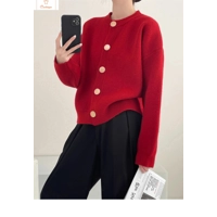 Womens Autumn Knitted Cardigan Sweater