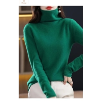 Merino Wool Turtleneck Sweater for Women