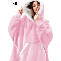 Cozy Oversized Fleece Hoodie Blanket